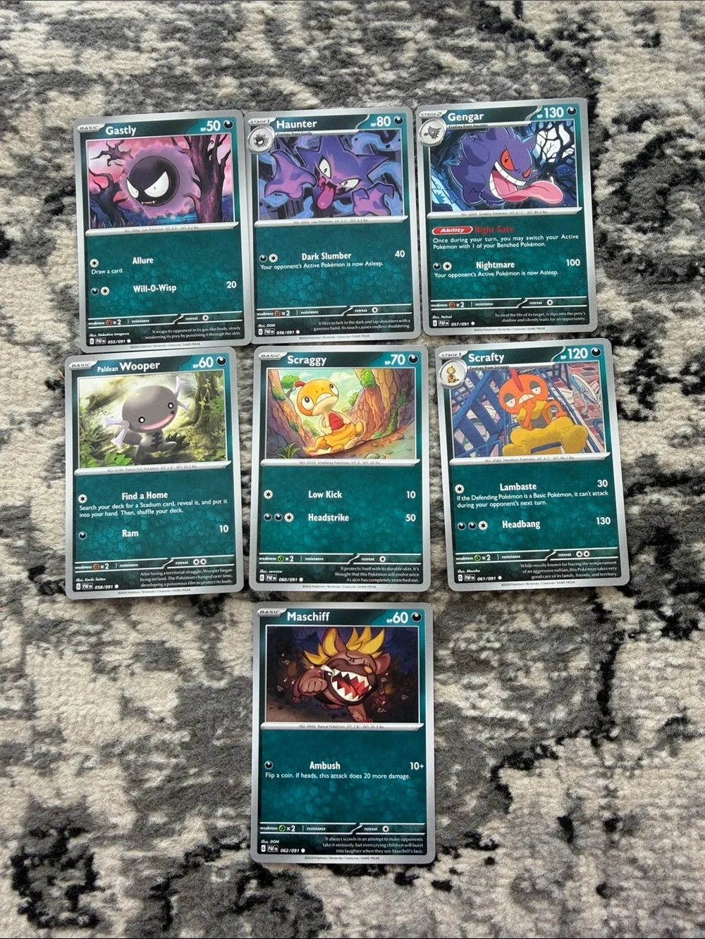 Paldean Fates Binder Builder Lot | 65 Unique Cards | Pokémon Set Collection